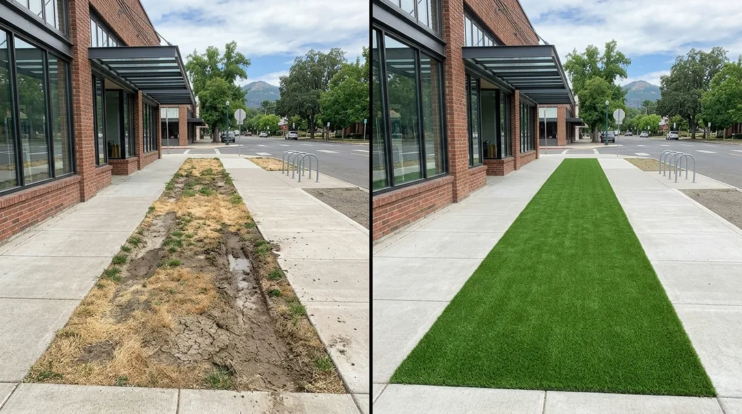 Result artificial grass installation in Medford - Medford Artificial Grass Installation