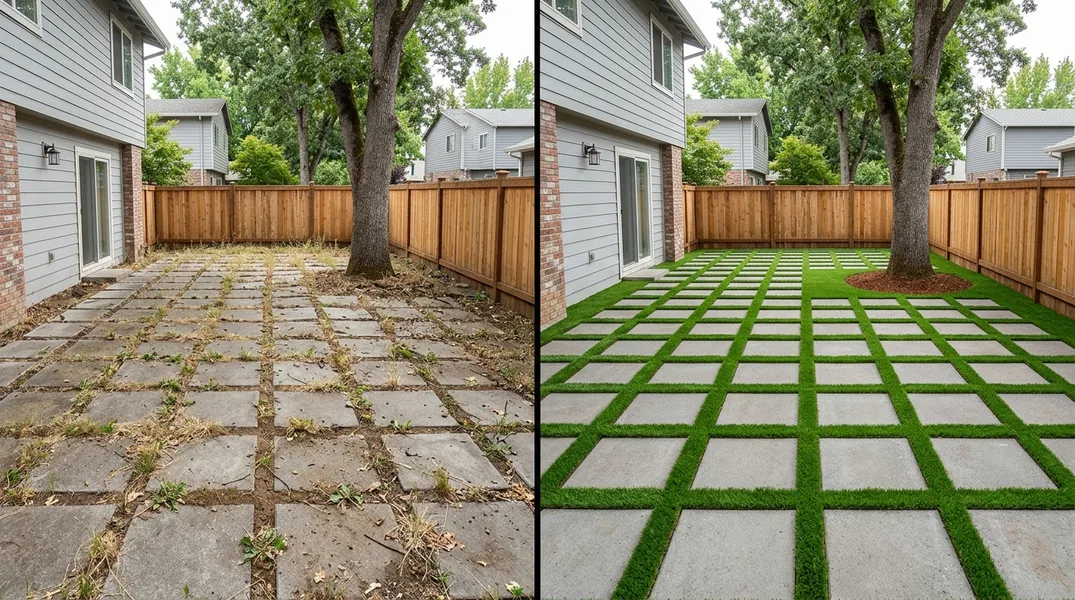 Result artificial grass installation in Medford - Medford Artificial Grass Installation