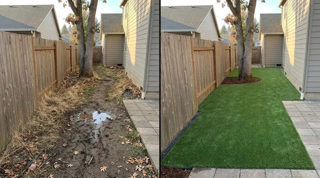 Result artificial grass installation in Medford - Medford Artificial Grass Installation