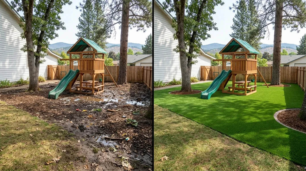 Result artificial grass installation in Medford - Medford Artificial Grass Installation