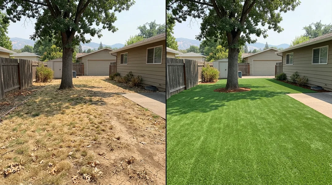 Result artificial grass installation in Medford - Medford Artificial Grass Installation